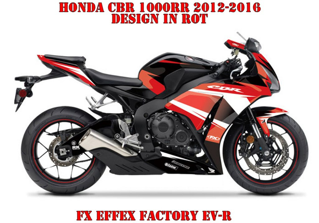 Beispiel Bild für die Farben, EV-R Rot für Honda CBR 1000RR 2012-2017
